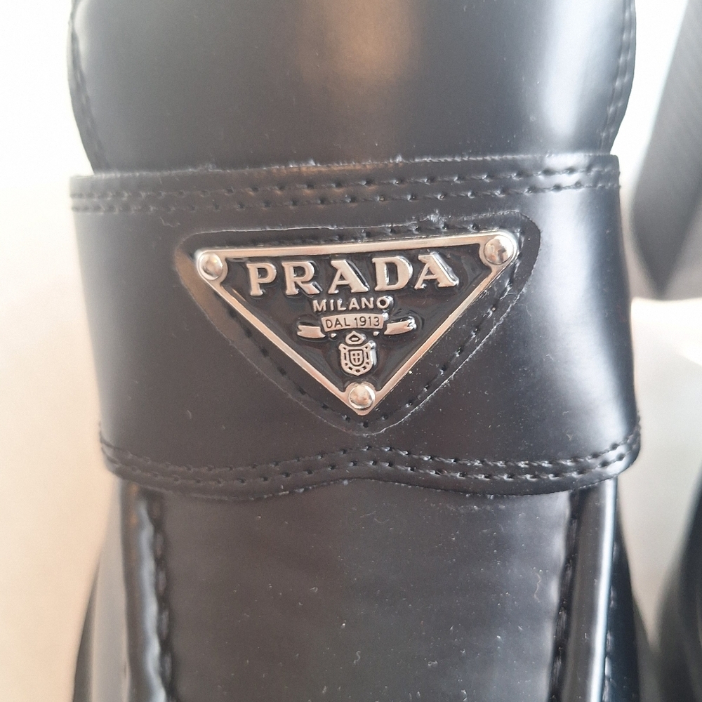 Prada Women's Black Heeled Boots - Picture 3 of 4